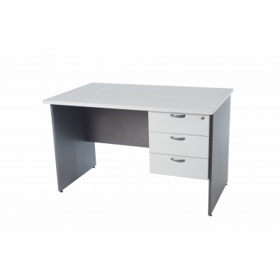 grey top desk